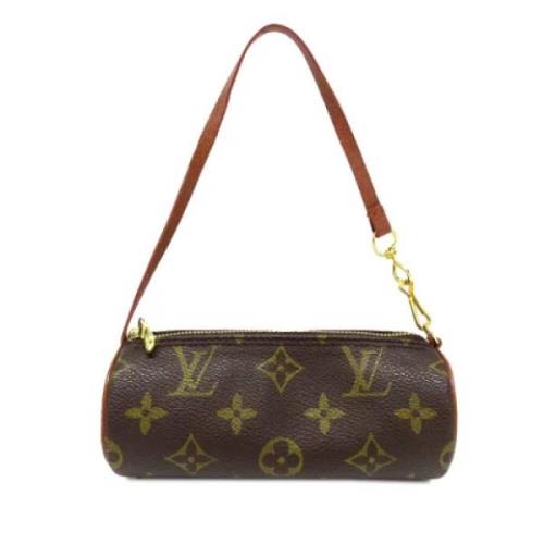 Pre-owned Canvas handbags Louis Vuitton Vintage , Brown , Dames