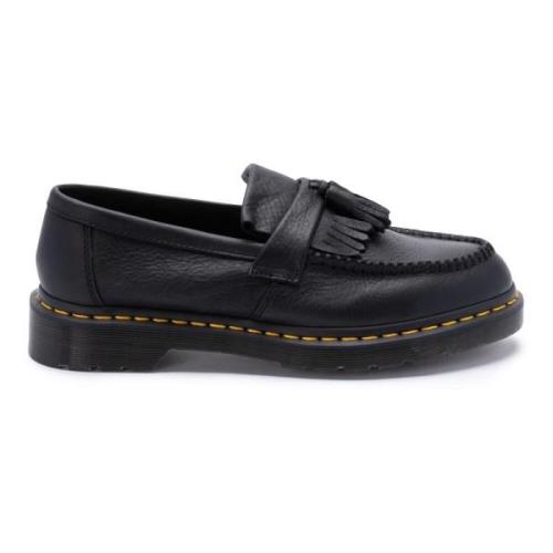 Zwarte platte schoenen met Adrian Tassel Dr. Martens , Black , Heren