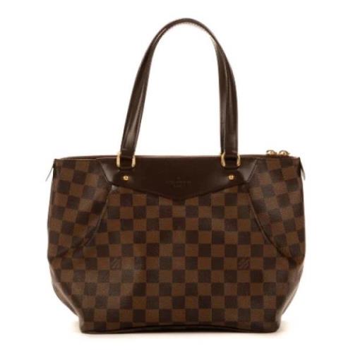 Pre-owned Canvas handbags Louis Vuitton Vintage , Brown , Dames