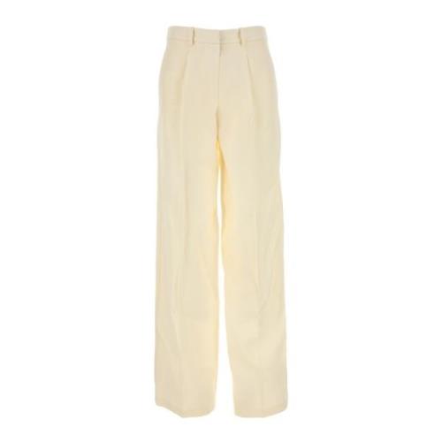 Crème Pf24 Broek Magda Butrym , Beige , Dames