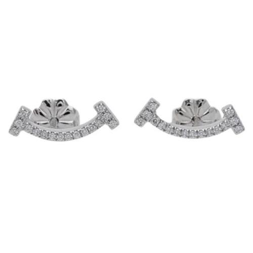 Pre-owned White Gold earrings Tiffany & Co. Pre-owned , Gray , Dames