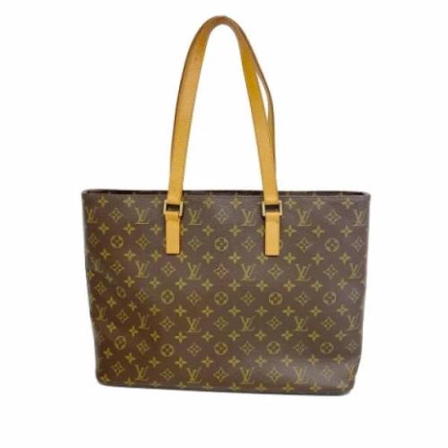 Pre-owned Fabric louis-vuitton-bags Louis Vuitton Vintage , Brown , Da...