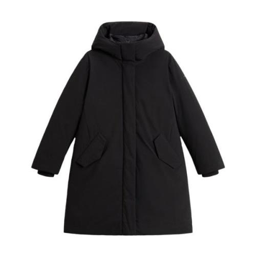 Zwarte Winterjassen Woolrich , Black , Dames