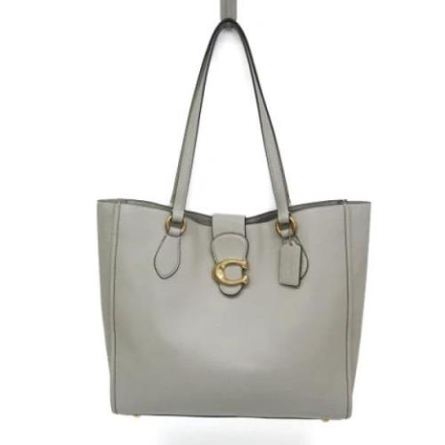 Pre-owned Leather shoulder-bags Coach Pre-owned , Gray , Dames