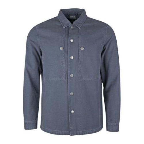 Steve McQueen Overshirt met knopen Barbour , Blue , Heren