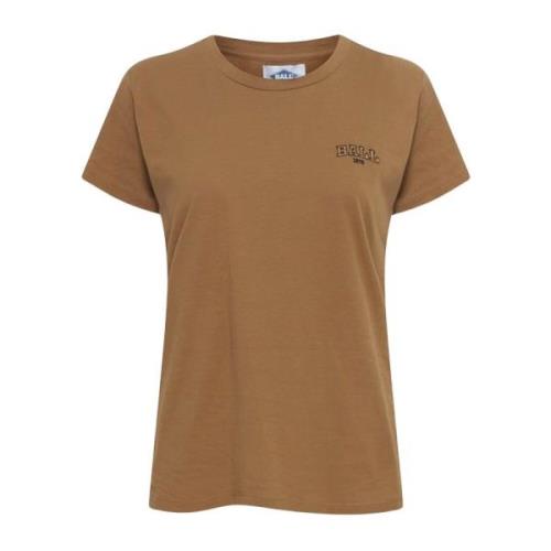 Dames T-shirt Top Karamel Ball , Brown , Dames