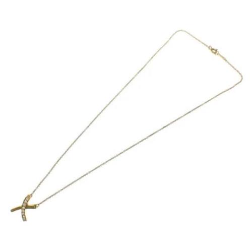 Pre-owned Yellow Gold necklaces Tiffany & Co. Pre-owned , Yellow , Dam...