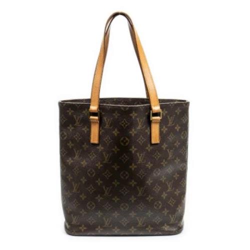 Pre-owned Canvas handbags Louis Vuitton Vintage , Brown , Dames