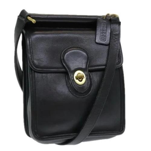 Pre-owned Leather shoulder-bags Coach Pre-owned , Black , Dames