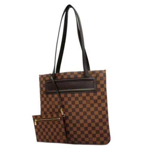 Pre-owned Fabric louis-vuitton-bags Louis Vuitton Vintage , Brown , Da...