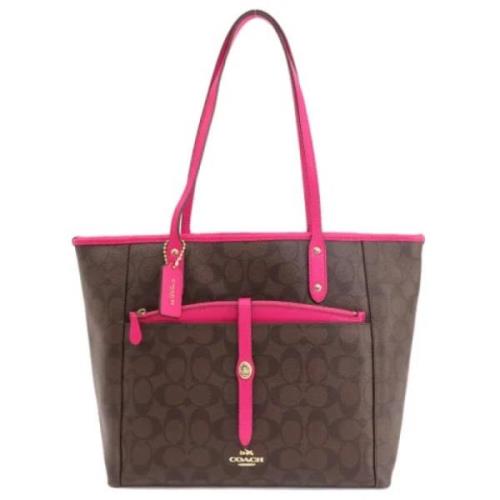 Pre-owned Canvas totes Coach Pre-owned , Brown , Dames