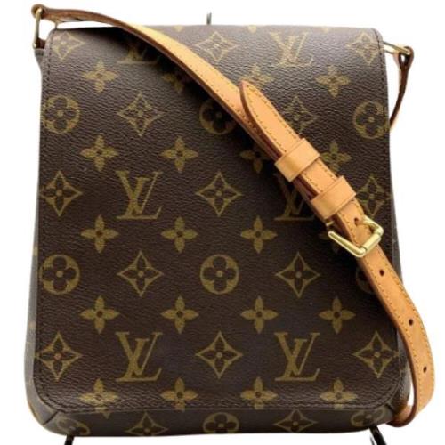 Pre-owned Canvas louis-vuitton-bags Louis Vuitton Vintage , Brown , Da...