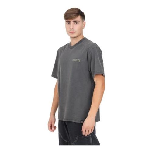 Vintage Stijl Grijs T-shirt Dickies , Gray , Heren