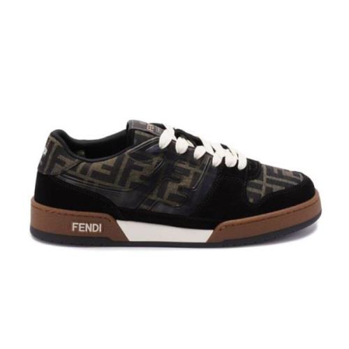 Zwart Cross Logo Match Stijl Fendi , Multicolor , Heren