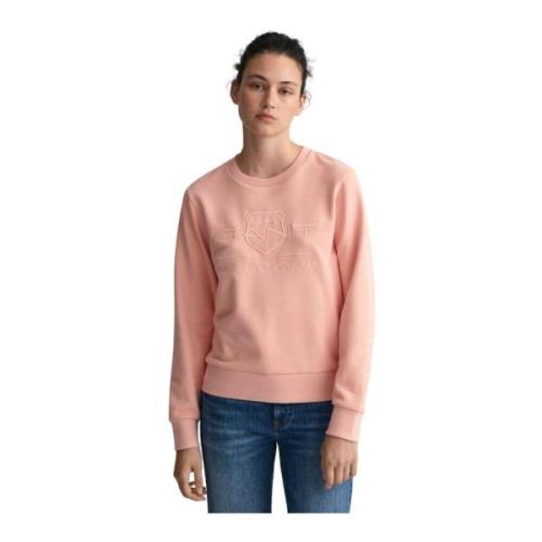 Sweatshirts Gant , Orange , Dames