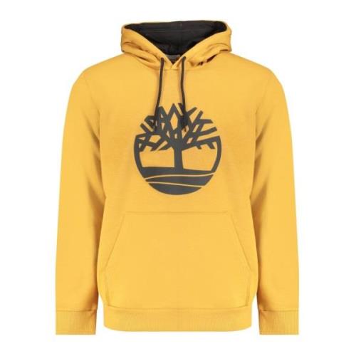 Bruine hoodie met logoprint Timberland , Brown , Heren