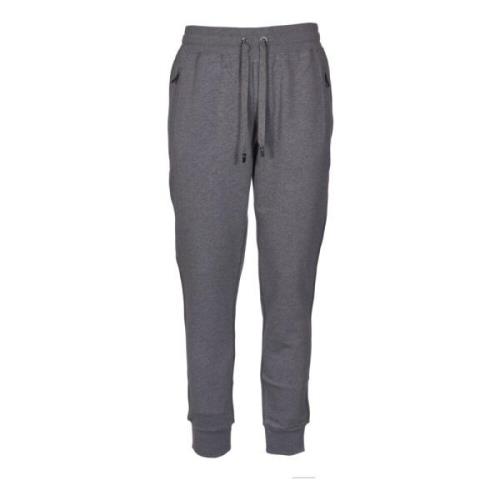 Grijze Katoenen Jersey Joggingbroek Dolce & Gabbana , Gray , Heren