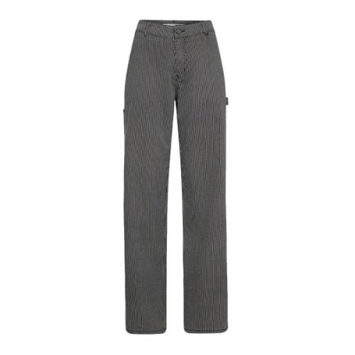 Gestreepte loszittende broek Sofie Schnoor , Gray , Dames