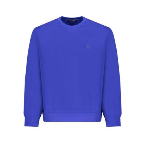 Blauwe Katoenen Trui Harmont & Blaine , Blue , Heren