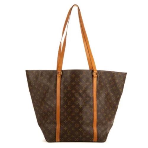 Pre-owned Canvas louis-vuitton-bags Louis Vuitton Vintage , Brown , Da...