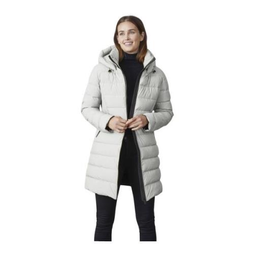 Gewatteerde Winter Witte Jas Kamilla Modern Fit Junge , White , Dames