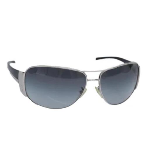 Pre-owned Metal sunglasses Prada Vintage , Black , Dames