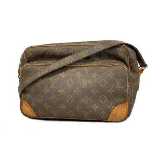 Pre-owned Fabric louis-vuitton-bags Louis Vuitton Vintage , Brown , Da...