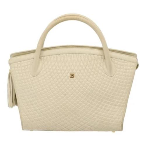 Pre-owned Leather handbags Bally Pre-owned , Beige , Dames