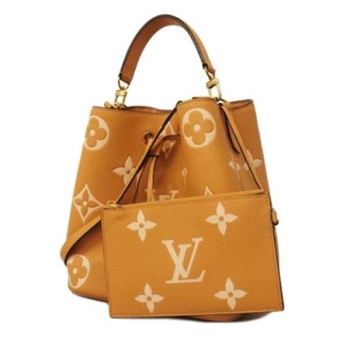 Pre-owned Fabric louis-vuitton-bags Louis Vuitton Vintage , Beige , Da...