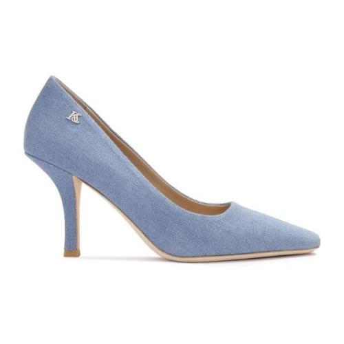 Denim stiletto's met een comfortabele hak Kazar Studio , Blue , Dames