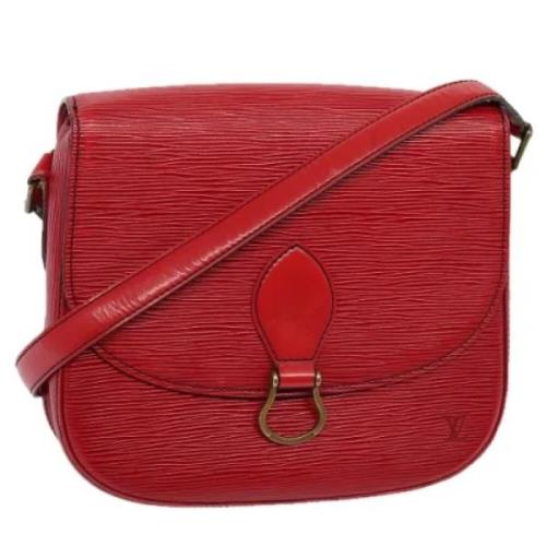 Pre-owned Leather louis-vuitton-bags Louis Vuitton Vintage , Red , Dam...