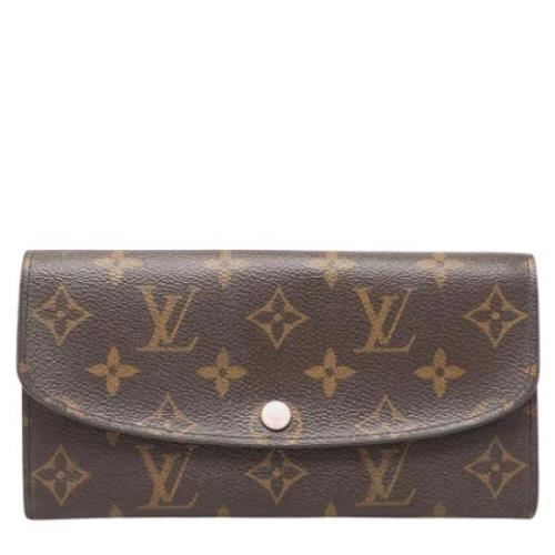 Pre-owned Coated canvas wallets Louis Vuitton Vintage , Brown , Dames