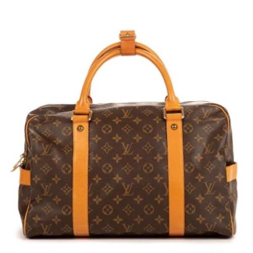 Pre-owned Canvas travel-bags Louis Vuitton Vintage , Brown , Dames