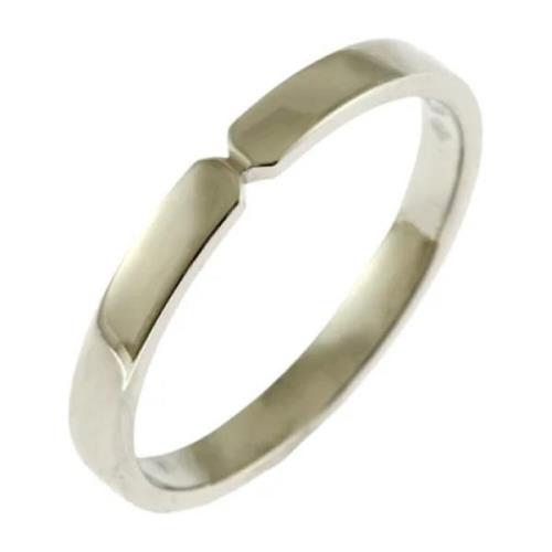 Pre-owned Platinum rings Hermès Vintage , Gray , Dames