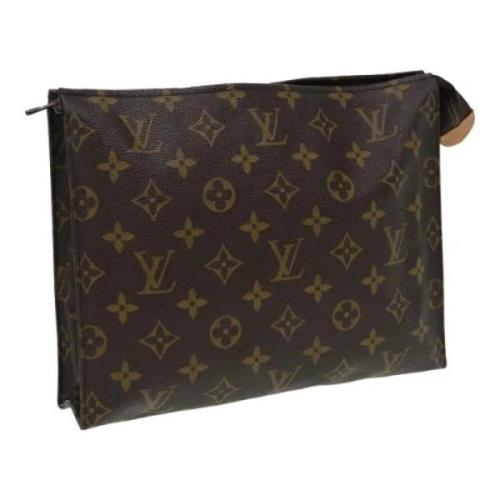 Pre-owned Canvas pouches Louis Vuitton Vintage , Brown , Dames