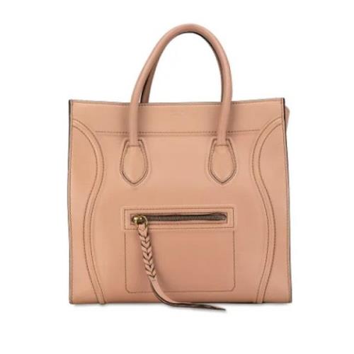 Pre-owned Leather handbags Celine Vintage , Pink , Dames