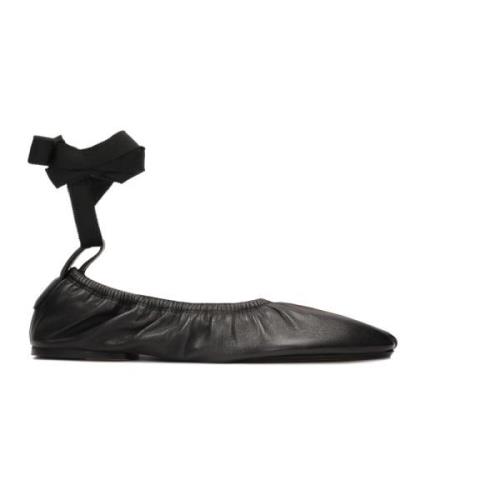 Zwarte leren ballerina's Kazar Studio , Black , Dames