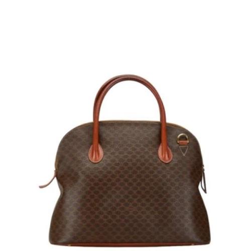 Pre-owned Canvas celine-bags Celine Vintage , Brown , Dames