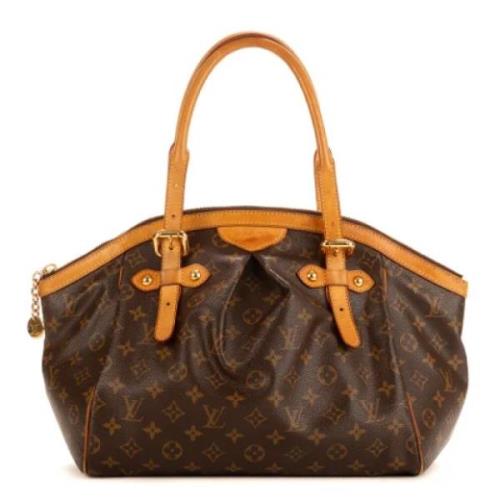 Pre-owned Canvas handbags Louis Vuitton Vintage , Brown , Dames