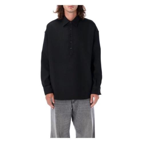 Geknoopte Pullover Shirt Klassieke Stijl Emporio Armani , Black , Here...