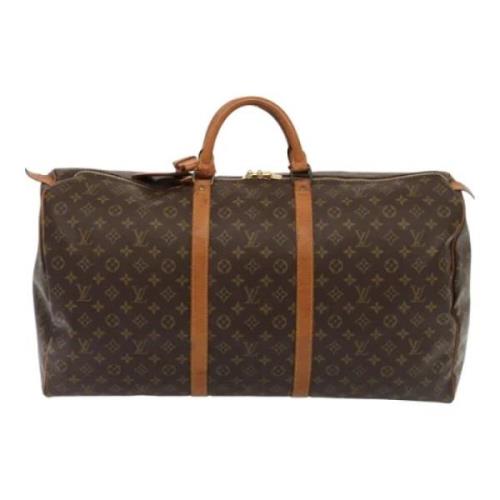 Pre-owned Canvas travel-bags Louis Vuitton Vintage , Brown , Dames