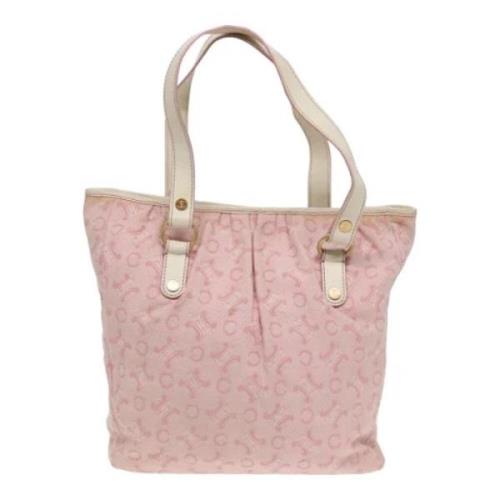 Pre-owned Canvas totes Celine Vintage , Pink , Dames