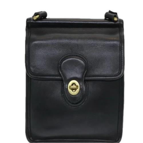 Pre-owned Leather shoulder-bags Coach Pre-owned , Black , Unisex