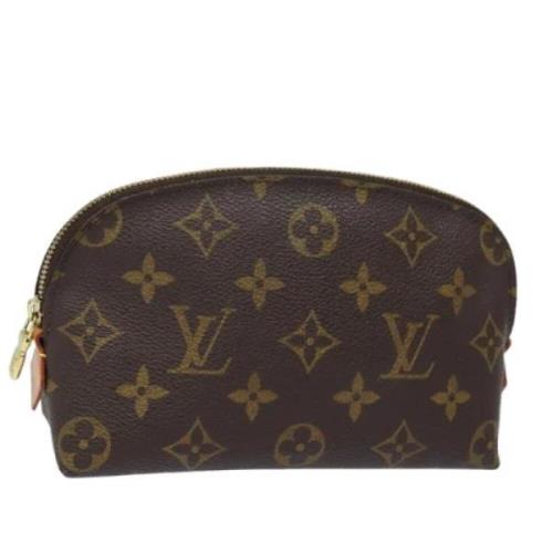 Pre-owned Canvas pouches Louis Vuitton Vintage , Brown , Dames