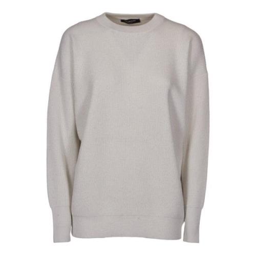 Stijlvolle Sweater Collectie Fabiana Filippi , White , Dames