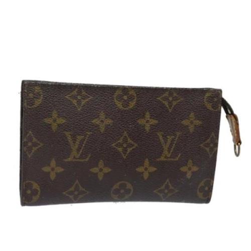 Pre-owned Canvas pouches Louis Vuitton Vintage , Brown , Dames