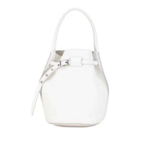 Pre-owned Leather celine-bags Celine Vintage , White , Dames