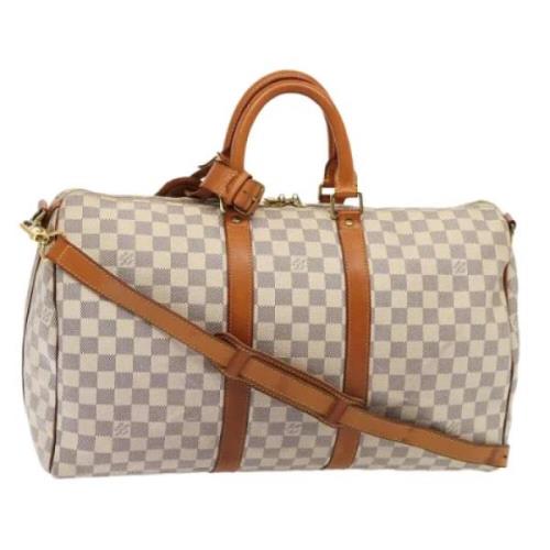 Pre-owned Canvas louis-vuitton-bags Louis Vuitton Vintage , White , Da...