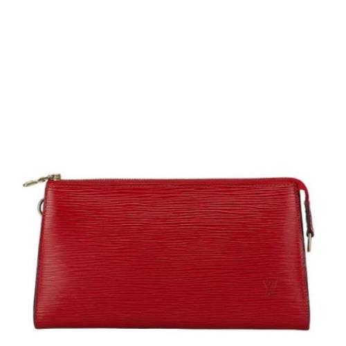 Pre-owned Leather louis-vuitton-bags Louis Vuitton Vintage , Red , Dam...