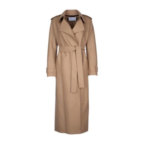 Stijlvolle Lange Trenchcoat voor Vrouwen Harris Wharf London , Beige ,...